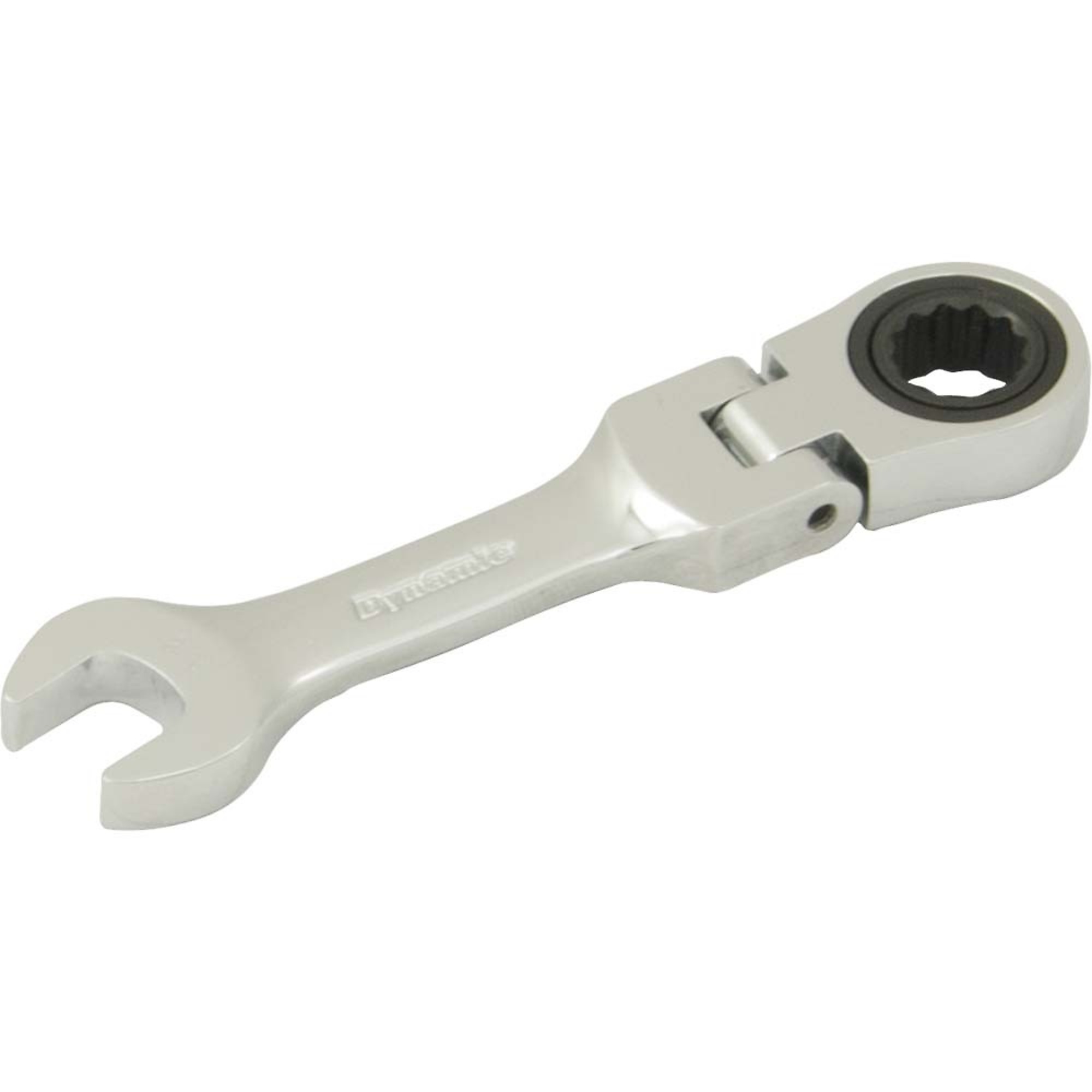 Dynamic Tools 3/8" Stubby Flex Head Ratcheting Wrench